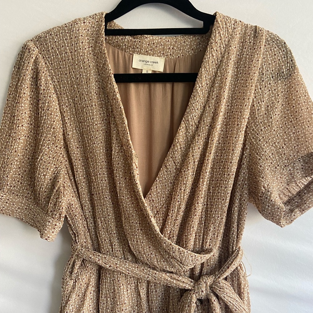 Faux Wrap Maxi Dress Floral